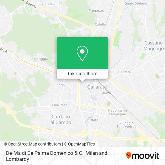De-Ma di De Palma Domenico & C. map