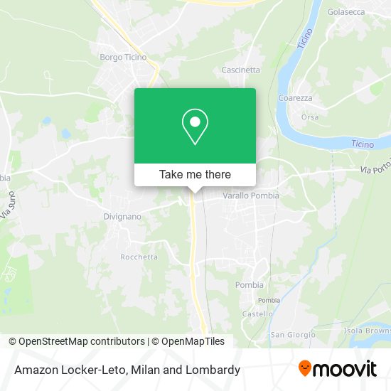 Amazon Locker-Leto map