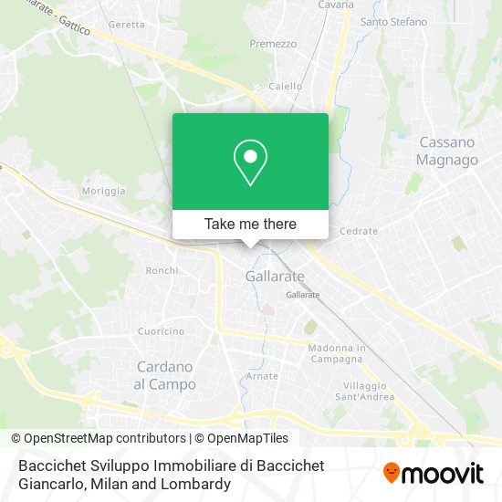 Baccichet Sviluppo Immobiliare di Baccichet Giancarlo map