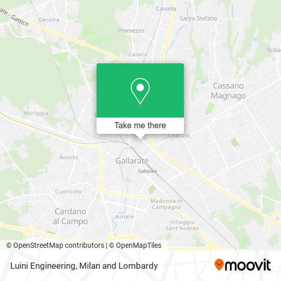 Luini Engineering map