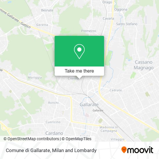 Comune di Gallarate map