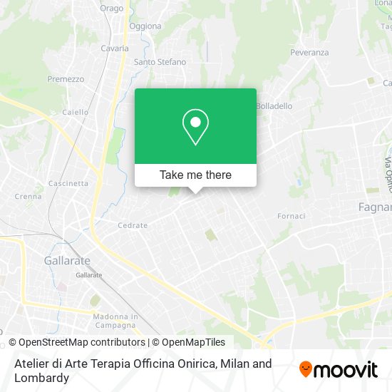 Atelier di Arte Terapia Officina Onirica map