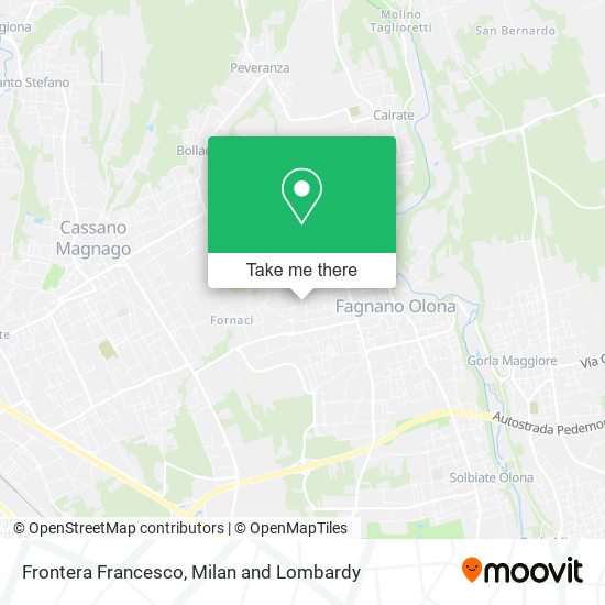 Frontera Francesco map