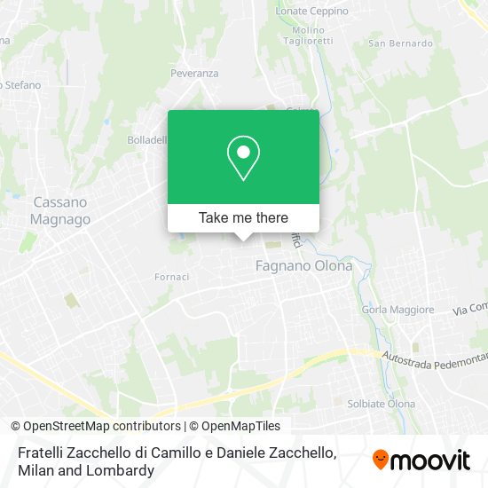 Fratelli Zacchello di Camillo e Daniele Zacchello map