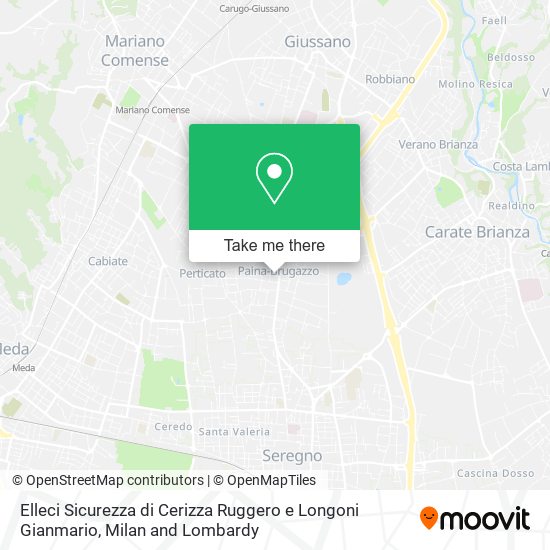 Elleci Sicurezza di Cerizza Ruggero e Longoni Gianmario map