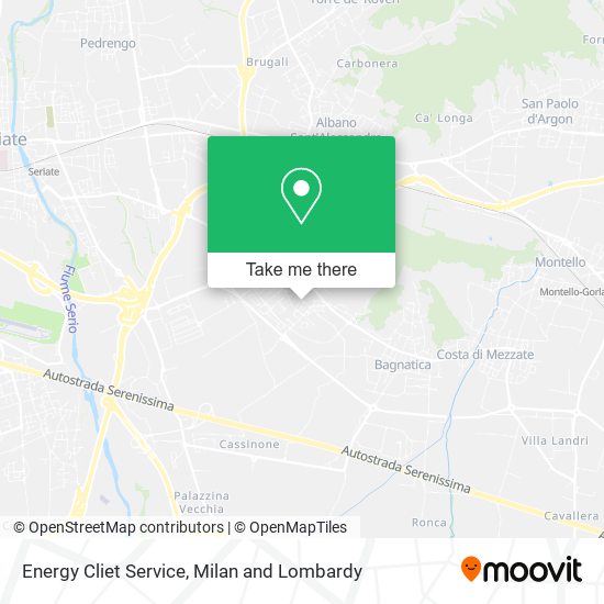 Energy Cliet Service map