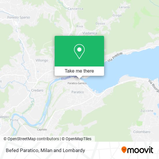 Befed Paratico map