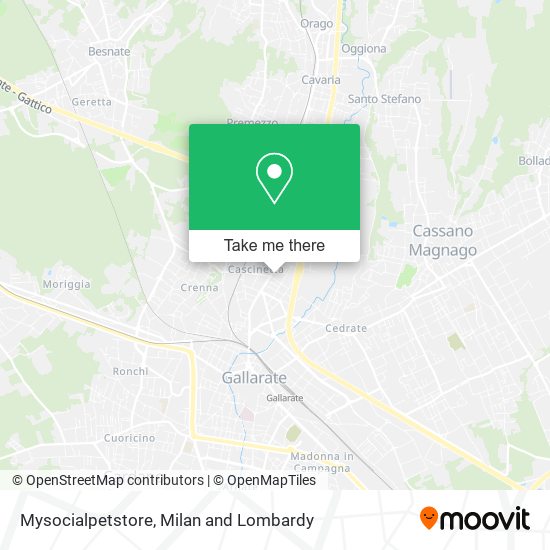 Mysocialpetstore map