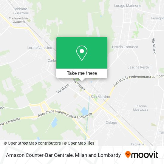 Amazon Counter-Bar Centrale map