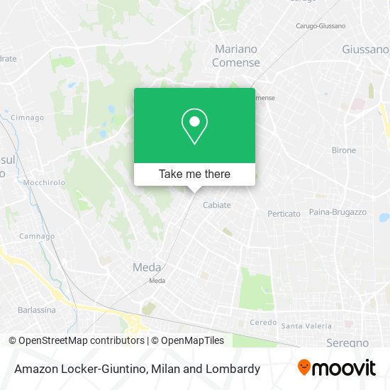 Amazon Locker-Giuntino map