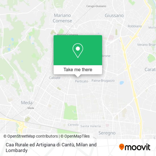 Caa Rurale ed Artigiana di Cantù map