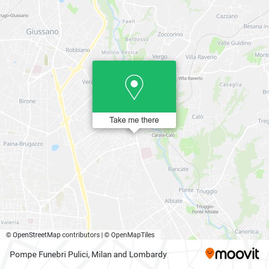 Pompe Funebri Pulici map