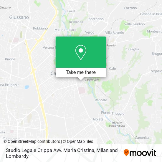 Studio Legale Crippa Avv. Maria Cristina map