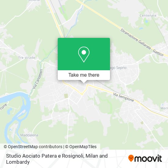Studio Aociato Patera e Rosignoli map