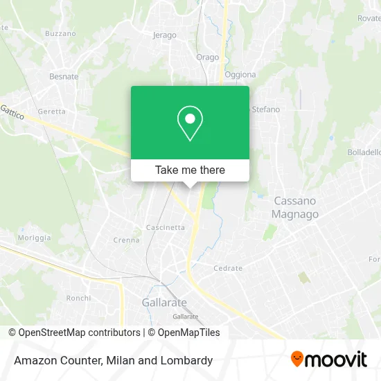 Amazon Counter map