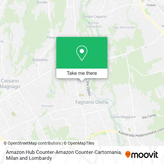 Amazon Hub Counter-Amazon Counter-Cartomania map