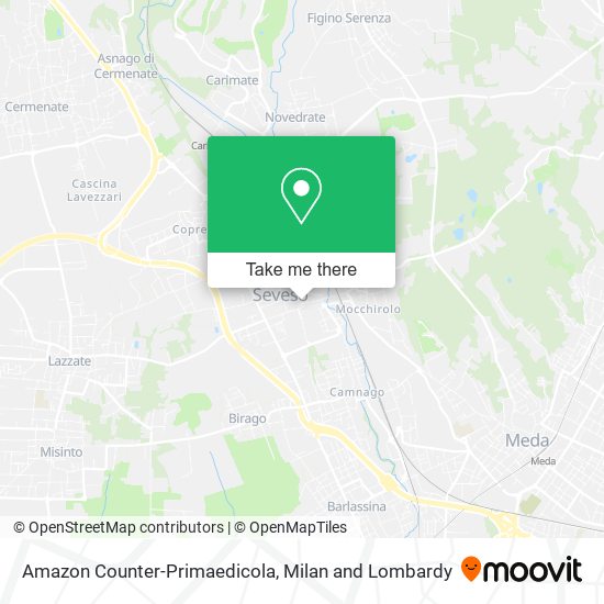 Amazon Counter-Primaedicola map