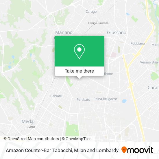 Amazon Counter-Bar Tabacchi map