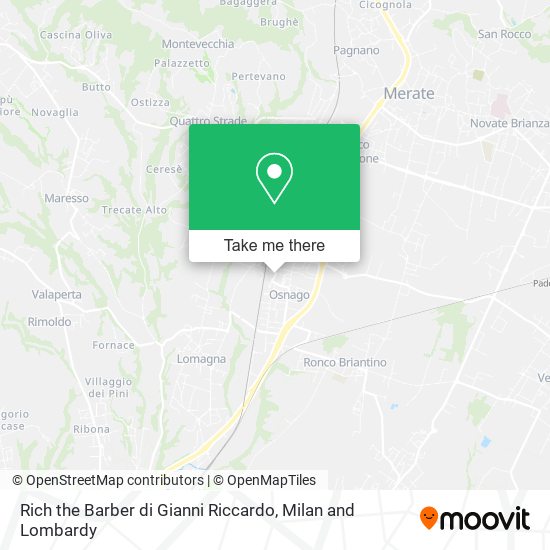 Rich the Barber di Gianni Riccardo map