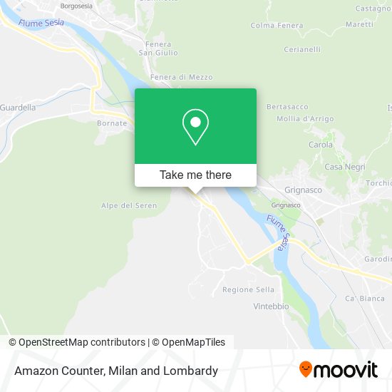 Amazon Counter map