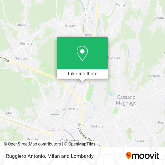 Ruggiero Antonio map