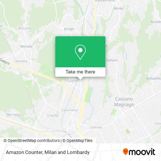 Amazon Counter map