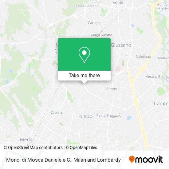 Monc. di Mosca Daniele e C. map