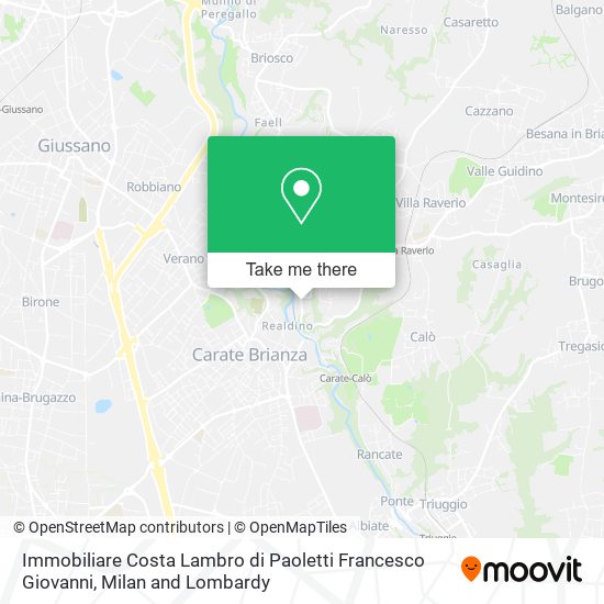 Immobiliare Costa Lambro di Paoletti Francesco Giovanni map