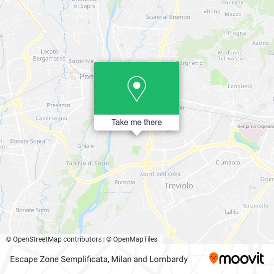Escape Zone Semplificata map