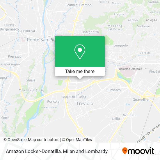 Amazon Locker-Donatilla map