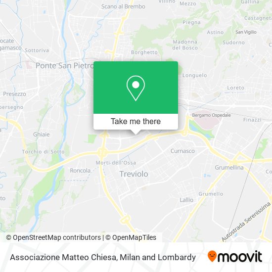 Associazione Matteo Chiesa map