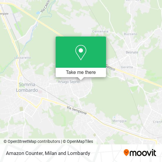 Amazon Counter map