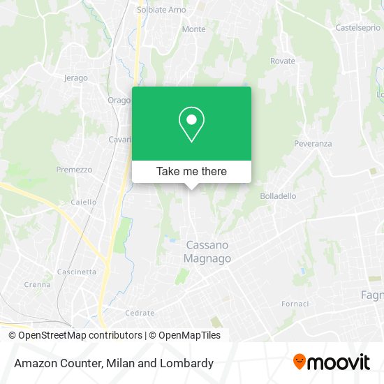 Amazon Counter map