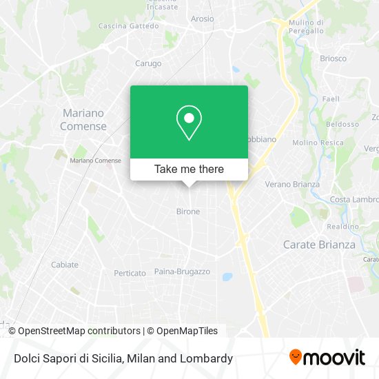Dolci Sapori di Sicilia map