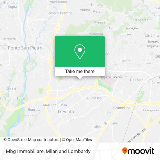 Mbg Immobiliare map