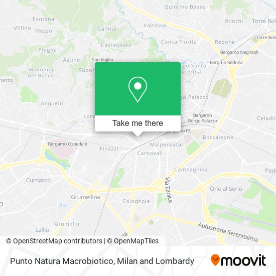 Punto Natura Macrobiotico map