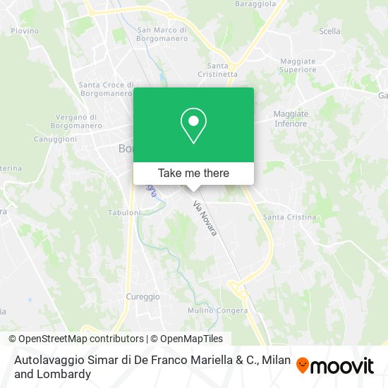 Autolavaggio Simar di De Franco Mariella & C. map