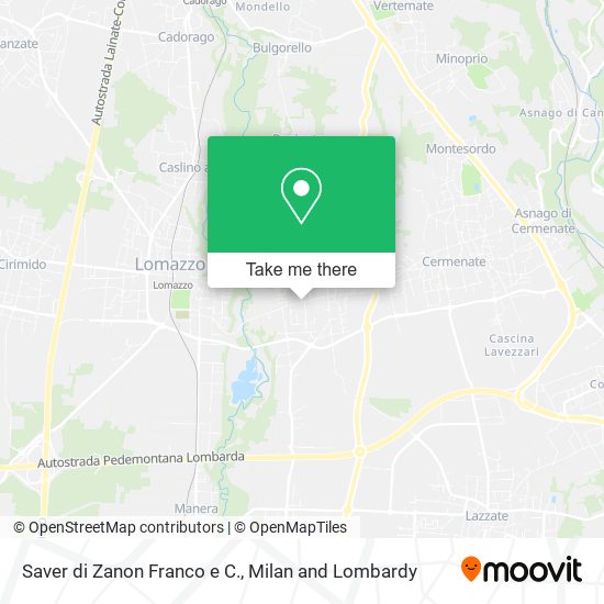 Saver di Zanon Franco e C. map