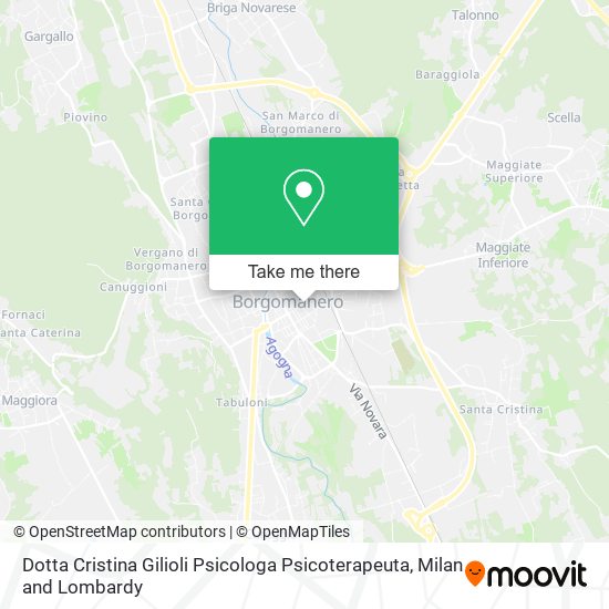 Dotta Cristina Gilioli Psicologa Psicoterapeuta map