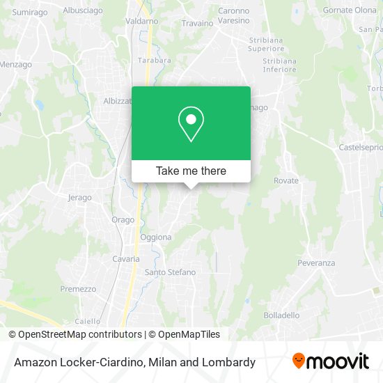 Amazon Locker-Ciardino map