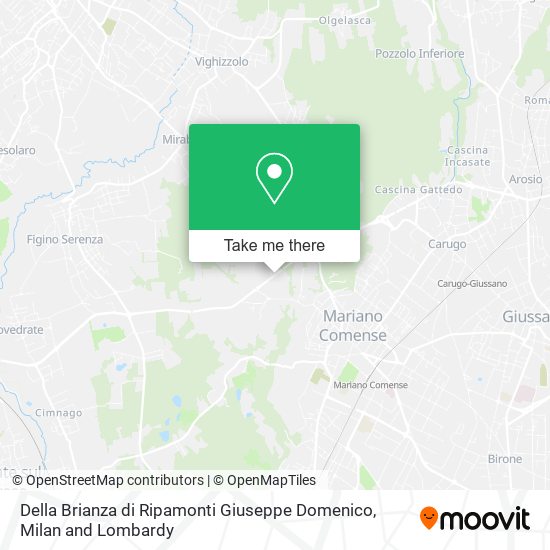 Della Brianza di Ripamonti Giuseppe Domenico map