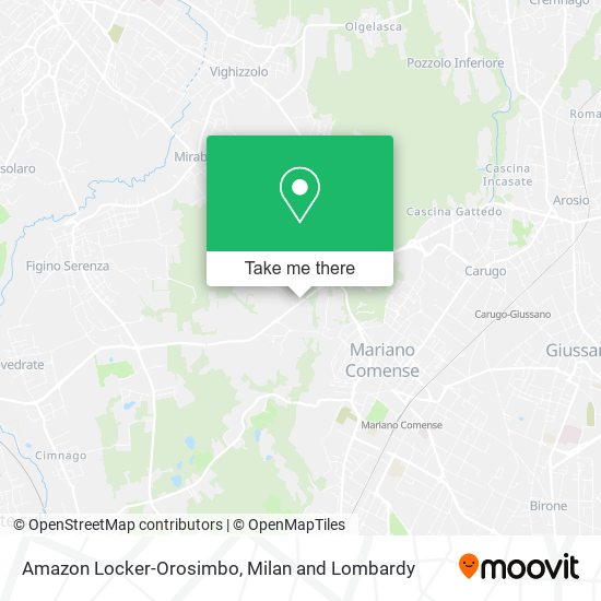 Amazon Locker-Orosimbo map