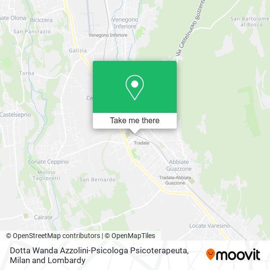 Dotta Wanda Azzolini-Psicologa Psicoterapeuta map