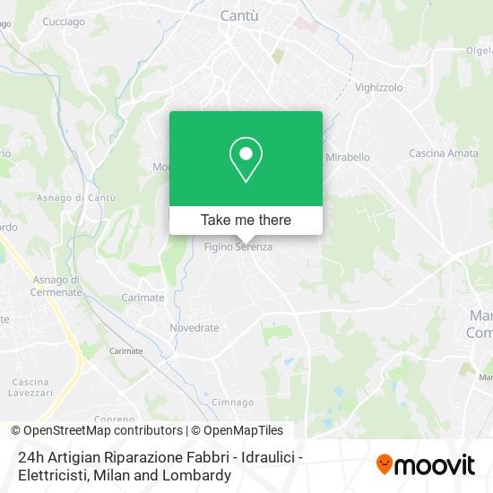 24h Artigian Riparazione Fabbri - Idraulici - Elettricisti map