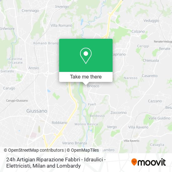 24h Artigian Riparazione Fabbri - Idraulici - Elettricisti map