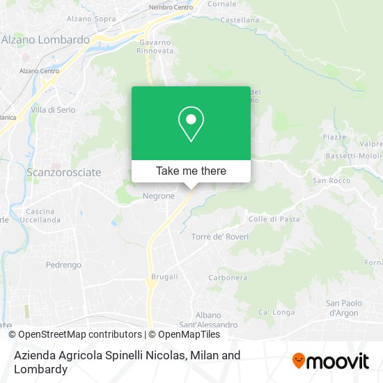 Azienda Agricola Spinelli Nicolas map