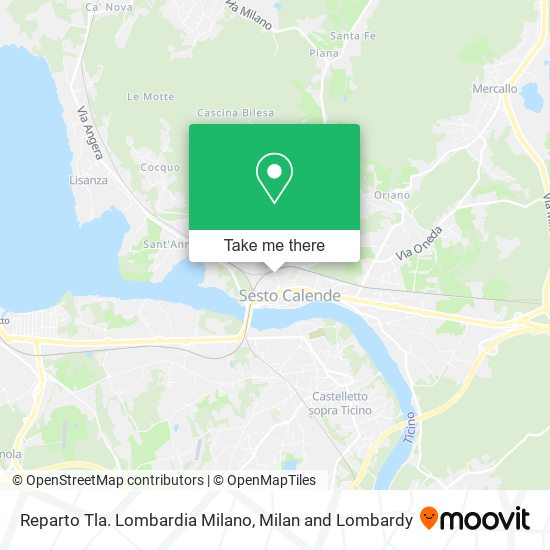 Reparto Tla. Lombardia Milano map