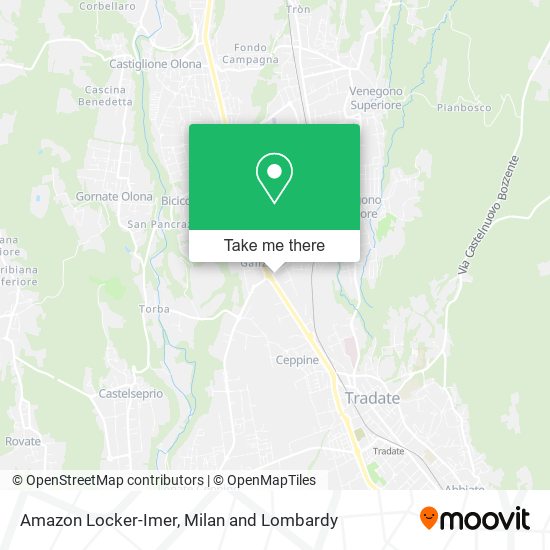 Amazon Locker-Imer map