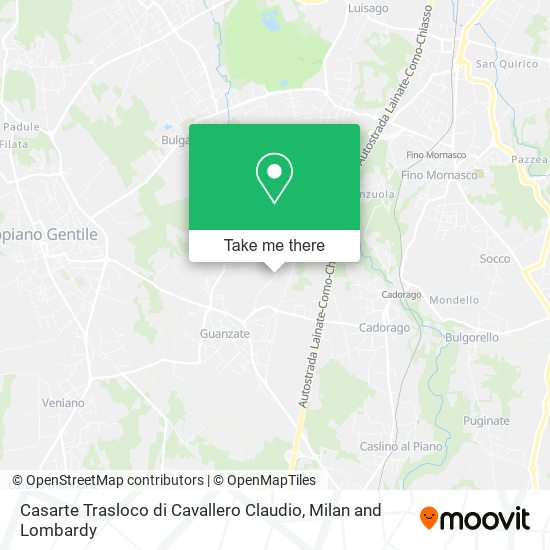 Casarte Trasloco di Cavallero Claudio map