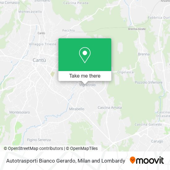 Autotrasporti Bianco Gerardo map